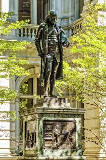 Famous: Benjamin Franklin Statue, Boston, Massachusetts