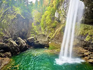 Glarus: Berglistaber waterfall, Linthal, Canton Glarus