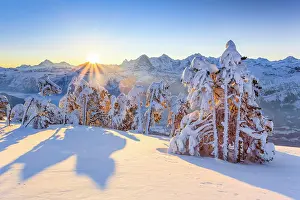 Eiger: Bernese Alps, view from Niederhorn, Switzerland