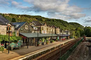 Platform: Betws Y Coed - Railway Station - Wales - UK