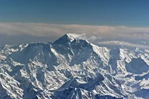 Terrain: BHUTAN. Eternal snow on the Everest Mountain
