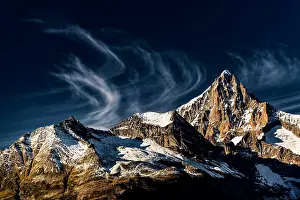 Bell: The Bietschhorn near Visperterminen, Swiss Alps