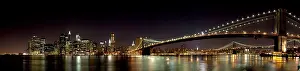Scape: Big Apple and Brooklyn Bridge, New York, USA, North