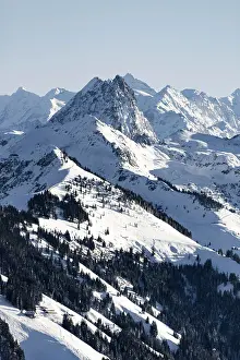 Groer: Big Rettenstein in Winter, Tyrol, Austria, Europe