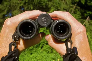 Binoculars: Binoculars from the ocular side