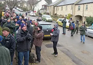 Hobbies: Bird Watchers and Twitchers - queueing in a residential