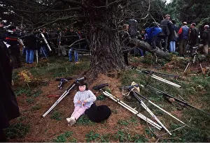 Hobbies: BIRD WATCHING - and girl sitting under tree
