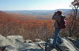 Binoculars: Birdwatcher - Hawk watching at Hawk Mountain Sanctuarys