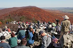 Binoculars: Birdwatchers - Hawk watching at Hawk Mountain Sanctuarys