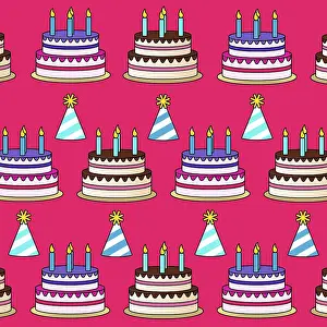 151119: Birthday party cake and hat pattern