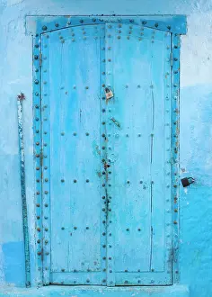 Surround: Blue door and surround
