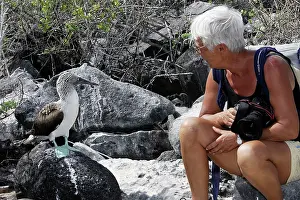 Nebouxii: Blue-Footed Booby - with tourist
