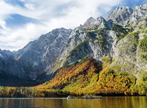 Gaudy: Boat excursion on lake Koenigssee during