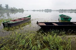 Reservoirs: Boats in water - Lac du Der Chantecocq - enormous