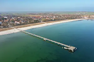 Bridge: Boltenhagen pier aerial