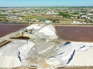 Cdiz: The Bonanza salt works near Sanlcar de Barrameda