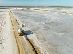 Cdiz: The Bonanza salt works near Sanlcar de Barrameda