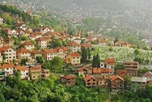 Cemetery: BOSNIA AND HERZEGOVINA, Sarajevo. Overview
