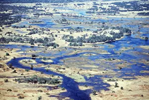 Flood: Botswana - Okavango Delta, at high flood, July