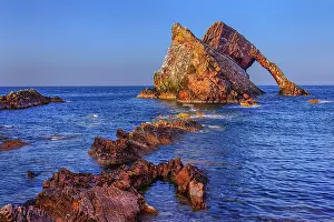 130319: Bow Fiddle Rock - natural sea arch made of quarzite