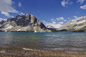 Roads: Bow Lake with Crowfoot Mountain and Bow Glacier
