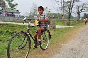 Bicycles: Boy on a bicycle