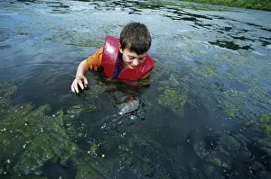 Jacket: Boy Catching Turtle