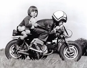 Jack: Boy and girl riding a motorcycle, England, Great B