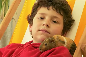 Choosing: BOY - with Guinea Pig on shoulder