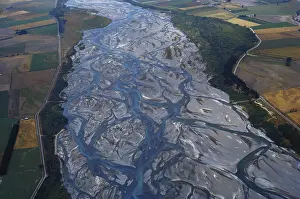 Channels: Braided River in New Zealand