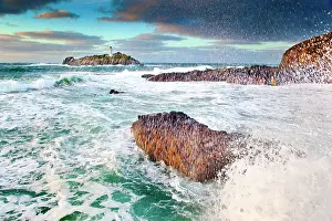 Godrevy: Breaking Wave - Godrevy