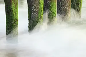 Northsea: Breakwaters at the Dutch coast, The Netherlands