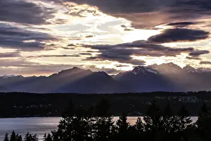 Sound: Bremerton, Washington State, USA, Olympic Mountains