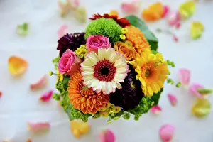 Marriages: Bridal bouquet