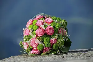 Bouquets: Bridal bouquet with pink roses