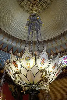 Hanging: Brighton, England, United Kingdom. Royal Pavillion and