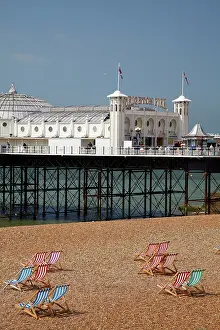Chairs: Brighton Pier (c. 1899), and beach chairs, Brighton