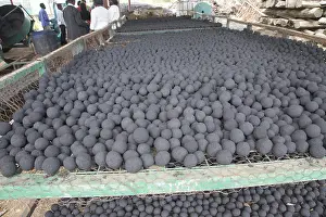 Made: Briquette balls for African stoves made from charcoal