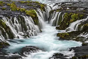 Waterfalls: Bruarfoss waterfall, South Iceland, Iceland
