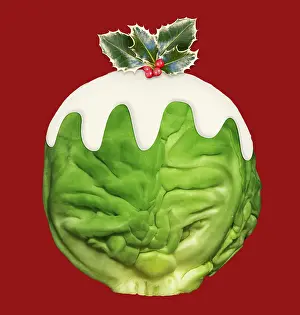 Pudding: Brussel Sprout Christmas pudding