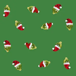 161118: Brussel Sprouts, with Christmas hats and googly eyes