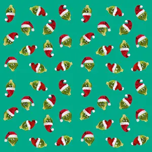 161118: Brussel Sprouts, with Christmas hats and googly eyes