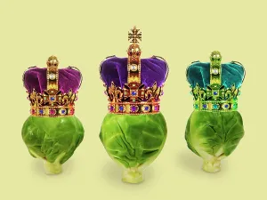 Sprouts: Brussels sprouts - with crown - We Three Kings