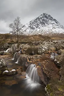 Etive: Buachaille Etive Mor and river Caupall at Glen