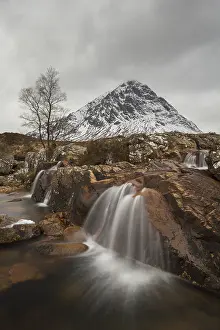 Etive: Buachaille Etive Mor and river Caupall at Glen