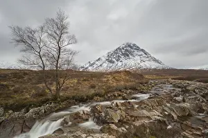 Etive: Buachaille Etive Mor and river Caupall at Glen