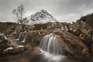 Etive: Buachaille Etive Mor and river Caupall at Glen