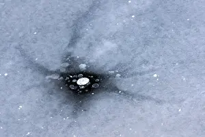 Wake: Bubbles in the ice