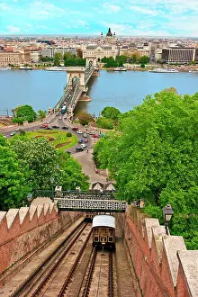 Tram: Budapest, Hungary, The Castle Hill Funicular