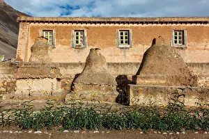 Made: Buddhist Tabo monastery building and gompas made